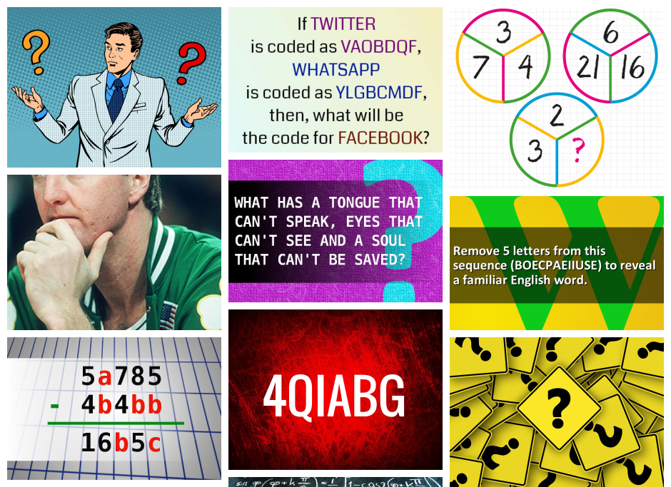 Daily Brain Teasers for Sunday, 04 December 2016