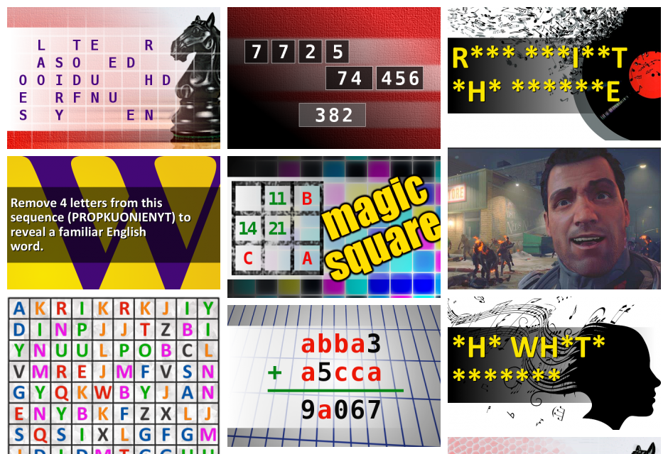 Daily Brain Teasers for Friday, 01 June 2018