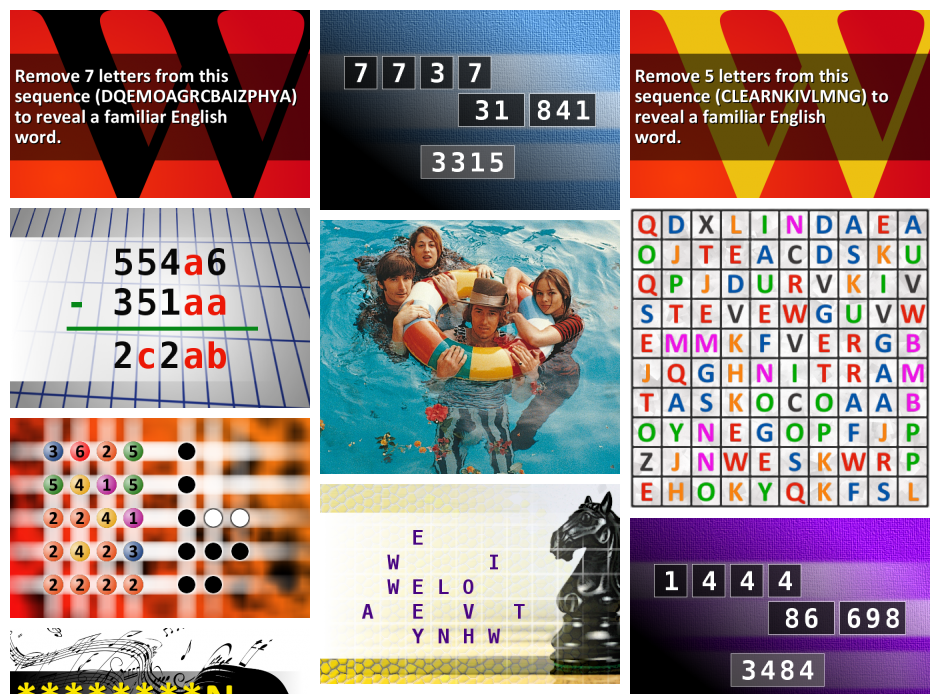 Daily Brain Teasers for Monday, 22 October 2018