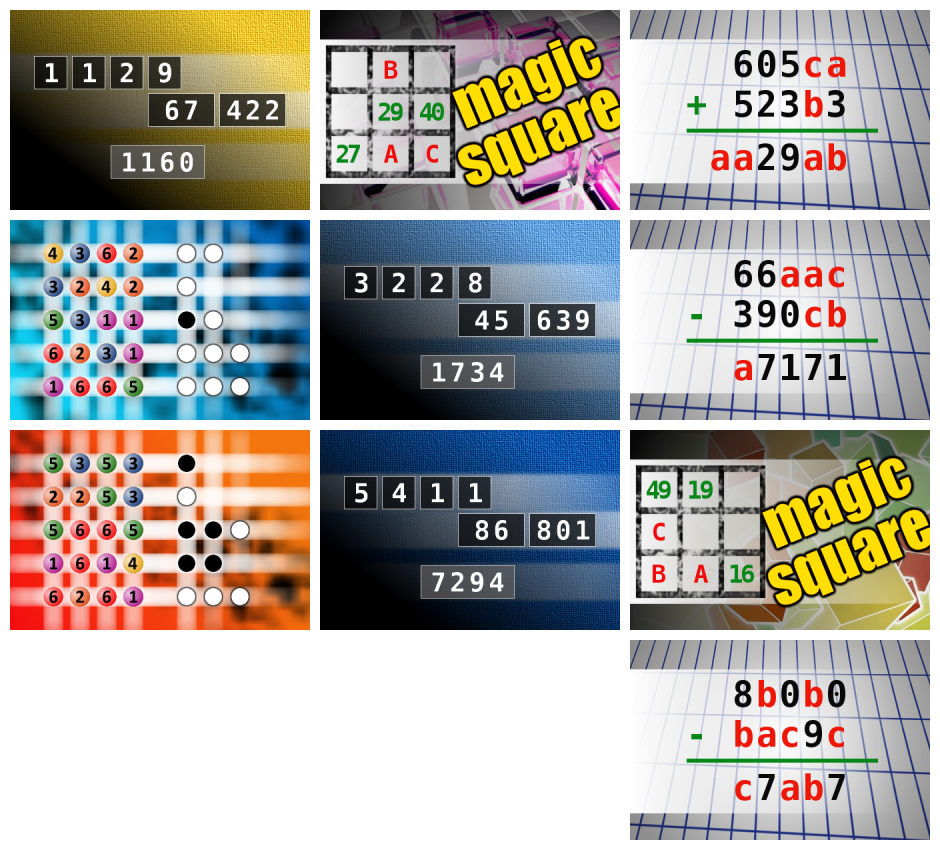 Thesis teasers one per row picture